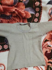 Ribbed Long Sleeve Top