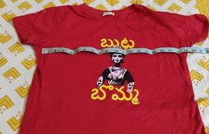 Bewakoof Red Graphic Print Tee