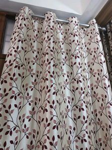 1 Leaf Pattern Curtain