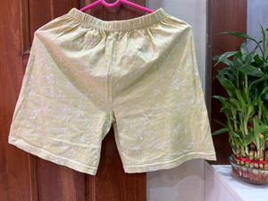 Cute Cotton Everyday Shorts 💛