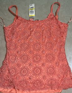 Brand New Stunning Orange Crotia Top