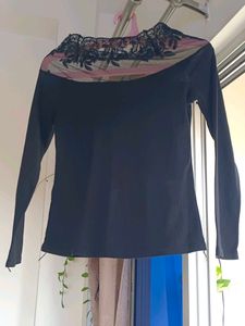 Black Lace Top