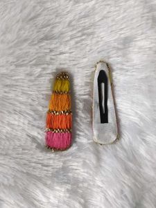 Colorful Hair Clips - Set of 2