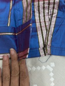 Blue &amp; Gold Blouse