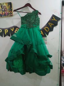 New premium partywear barbie gown with cancan