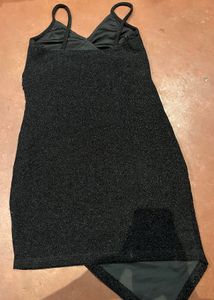 Sparkly Black Mini Dress