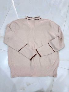 Elegant Tie-Neck Sweater