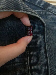 Dark Wash Cargo Jeans