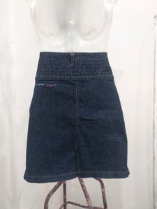 Denim Fitting Skirt