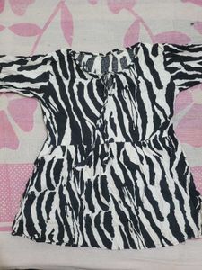 Zebra Print Dress