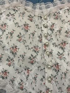 Cute white corset style top