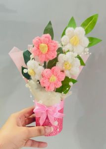 Handmade Crochet Flower Bouquet
