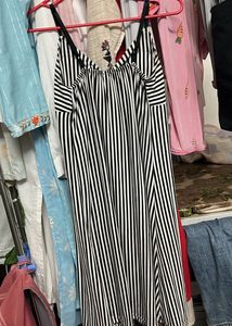 Padded Stripped Dress