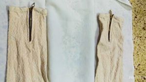 Cream Jeggings For Girls