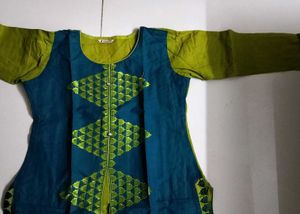 Green And Blue Kurti