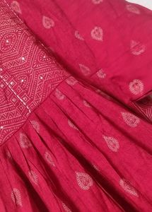 Festive red kurti