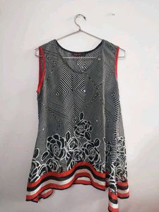 Printed Tunic Top