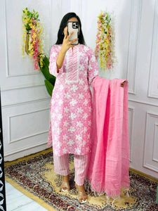 Beautiful Mal Cotton Suit Available In 3 Colour