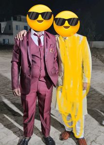 3 Pcs Coat Pant For Man