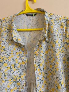 M31- Women Floral Print Shirt Top