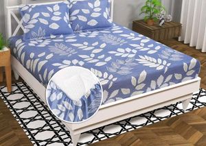 Pure Cotton Elastic Fitted Bedsheet
