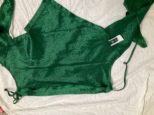 Backless cowl-neck top