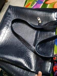 Totally New Ribbon With 4 Chains Bag