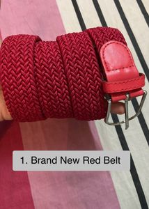 6 Brand New Fancy belts on Sale!!
