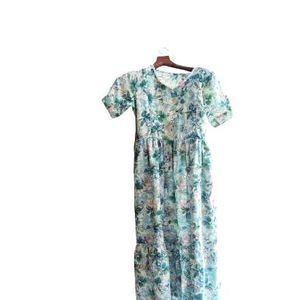 Floral Print Maxi Dress