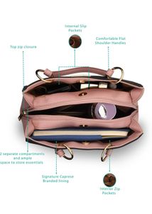 Chic Black &amp; Pink Handbag