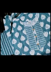Xl Kurti Plazo Set