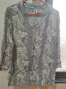 Patterned short kurti