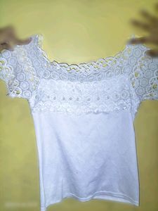 Pearl Off shoulder Women&#39;s Top