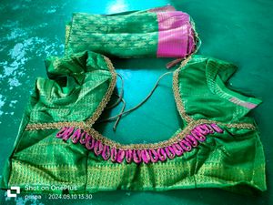 Brand New Saree With Stitched Blouse And Fall