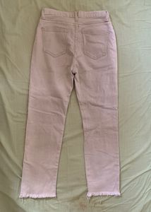 Lilac Cropped Jeans - Size 25