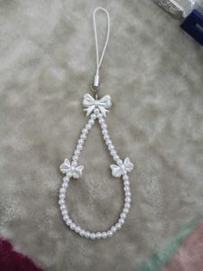 ₊˚⊹౨ cute pearl bow phone charm ৎ ₊˚⊹
