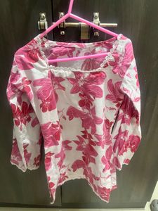 Pink Short Kurta