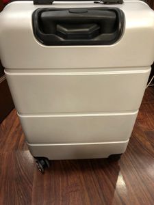 Silver Suzuki Luggage - Travel Ready!