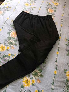 Woolen Leggings Black