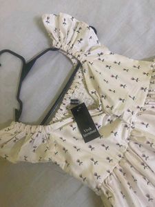 White Dress Type Top