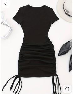 Black Cutout Mini Dress🫶🏻 ( bust 36,40)