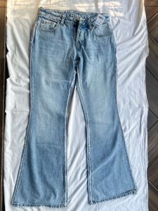 Bootcut Denim Jeans With Tag