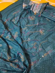 Elegant mirror work dupatta
