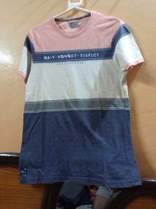 Trendy Colorblock T-Shirt Obey , Honour  Respect