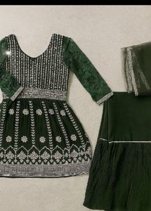 Elegant Green Anarkali Suit