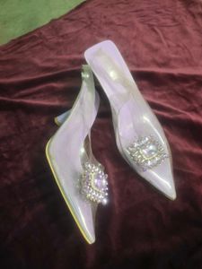 Heels with Gem Detail