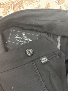 Louis Philippe Black Pants