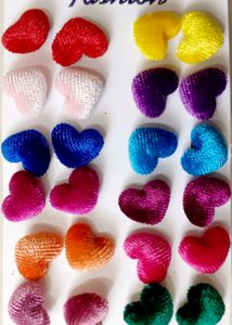 New item Designer 2 Dozen Velvet Flower Stud