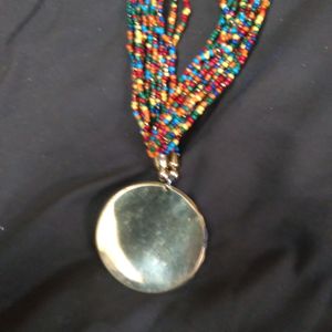 beaded necklace neck piece jewellery