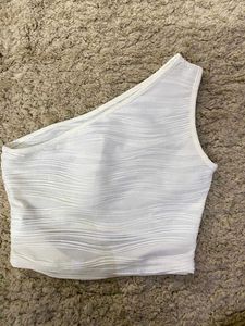 White One-Shoulder Top